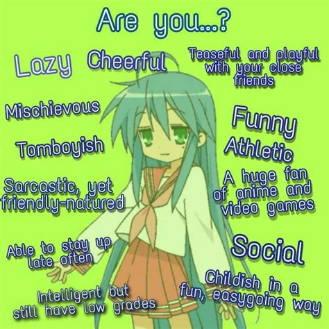 izumi konata|konata izumi personality.